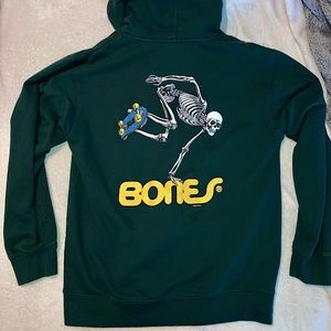 large green powell peralta hoodie